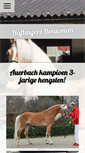 Mobile Screenshot of haflingers-bouwman.nl